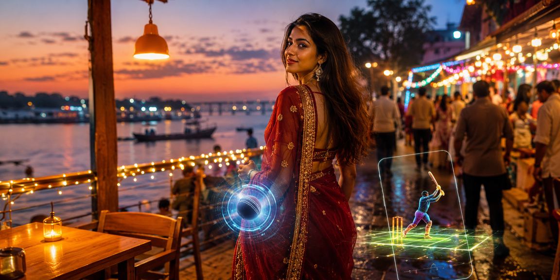 খুলনায় রাতের বাজারে ক্রিকেট বেটিং উপভোগ করছেন একজন খেলোয়াড়